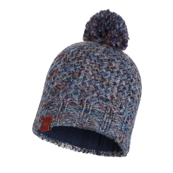 Caciula tricotata cu polar buff margo blue
